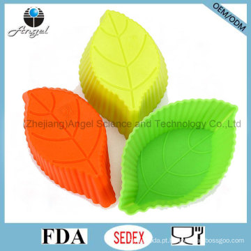 Atacado Bolo Tool Tree Folha Silicone Muffin Cup Mold Sc03